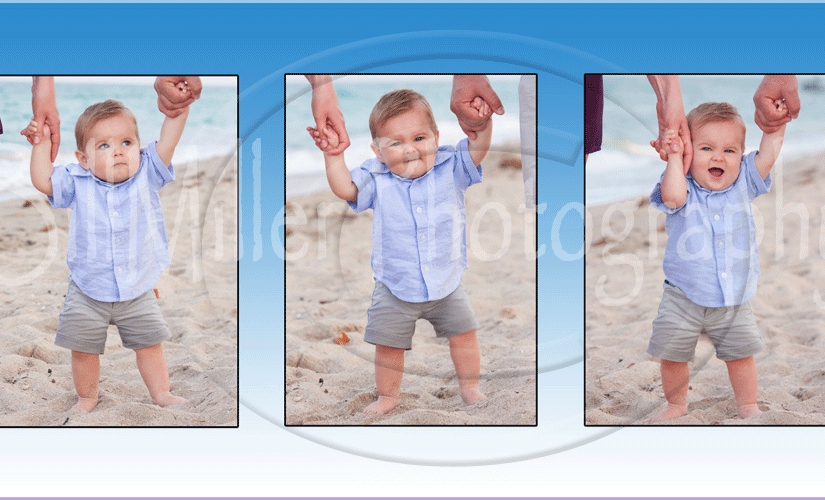 Fort Lauderdale Florida family vacation portraitson the beach by Bill Miller Photography