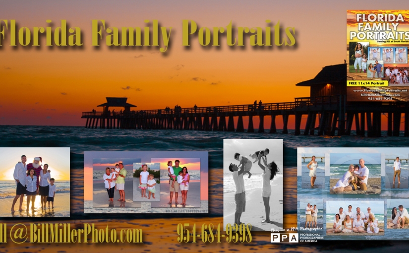 Florida family vacation portraits on the beach and a lifetime of memories to share by Bill Miller Photography